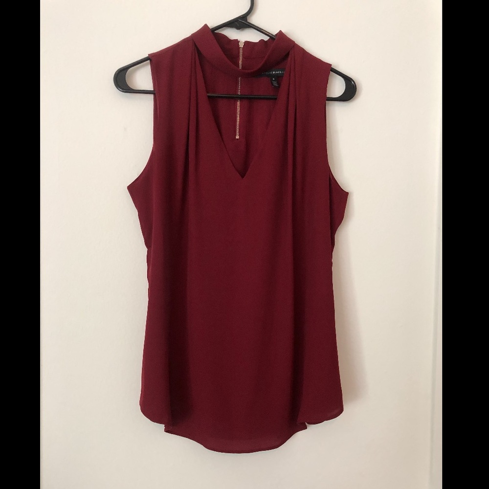 Red tank top